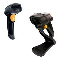 Сканер Mindeo MD6600-SR  2D, USB, Серый, с подставкой
