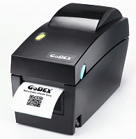 Принтер этикеток Godex DT2US  ( термо, 203 dpi, ширина 2", и/ф USB+RS232 (скорость печати 5 ips)