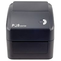 Принтер этикеток Poscenter PC-100 U (прямая термопечать, ширина ленты в диапазоне 1"- 4", USB) черный